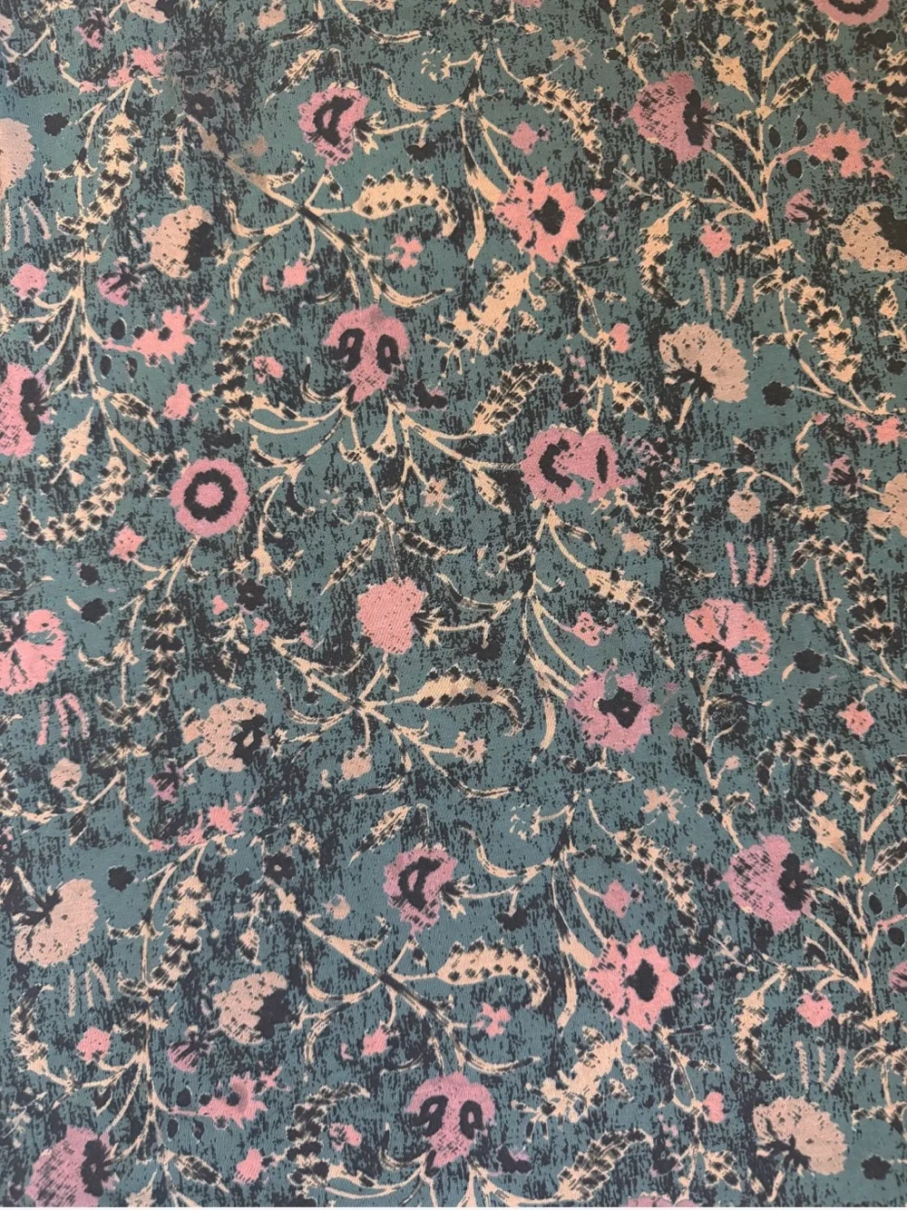 Peruvian Connection Orla Dress Floral Pima Cotton Modal Jersey - Picture 8 of 9